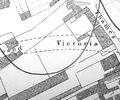Victoria Street (proposed), 1841 map