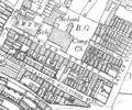 Taylors Buildings, 1912 map