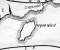 Pergins Island, 1945 map