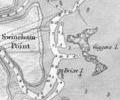 Giggers Island and Brixe Island, 1849 chart