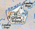 Green Island, 1952 map