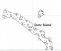 Stone Island (part), 1955 map