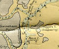 Giggers Island and Brixe Island, 1947 chart