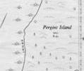 Pergins Island, west, 1953 map