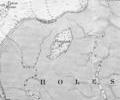 Pergins Island, 1849 chart