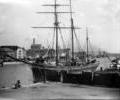 "Jubilee" berthed at Hamworthy Quay