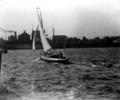 Unidentified sailing dinghy
