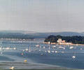 Poole Harbour with Brownsea Castle behind