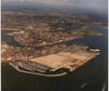 Aerial view of Poole Port 