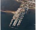 Salterns Marina aerial view