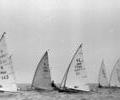 Finn dinghy racing