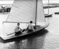 Unidentified sailing dinghy