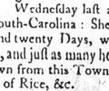 The "Nancy" Quickest Voyage ever known from Poole, 1752