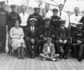 Crew of paddle steamer "Monarch"