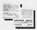Advert for Arthur Bray. Marine Engines.