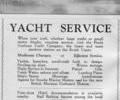 Advert for The Poole Harbour Yacht Company. Ltd.