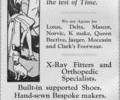 Advert For J.A Hawkes & Son Ltd. Shoeshop.
