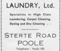 Advert for The White House Laundry Ltd.