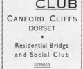 Advert For Fitz's Club.