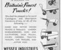 Advert for Wessex Industries ltd.