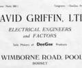 Advert For David Griffin, Ltd.