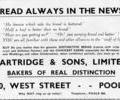 Advert for Partrige & Sons.