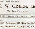 Advert For G.W Green Ltd.